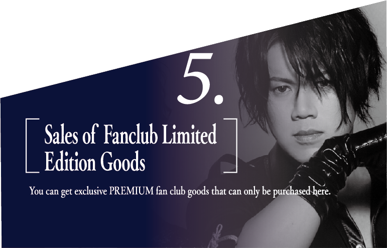 5. Sales of Fanclube Limited Edition Goods
