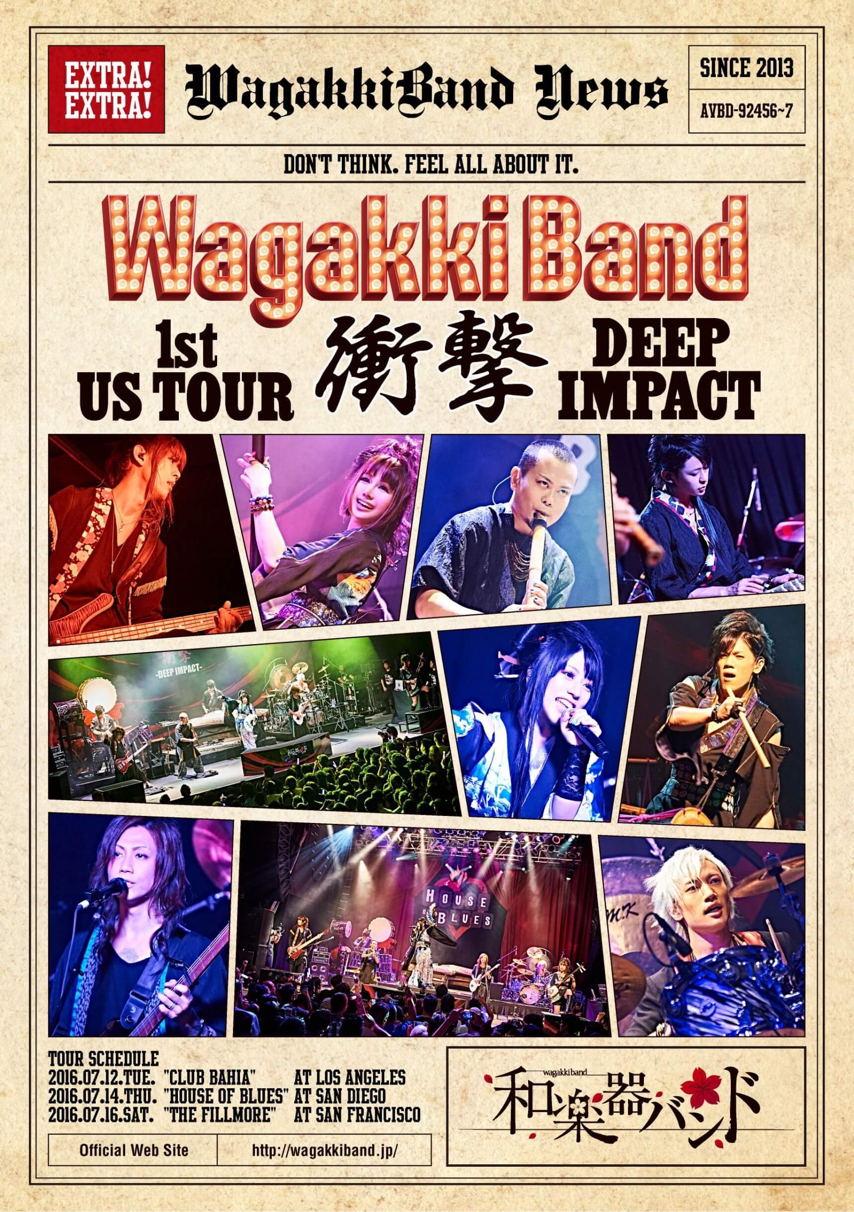 WagakkiBand 1st US Tour 衝撃 -DEEP IMPACT-